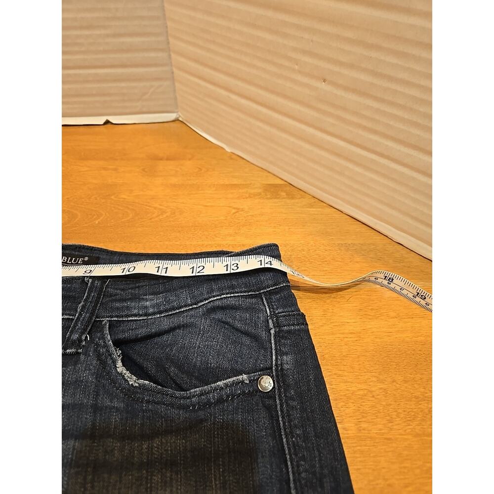 Judy Blue Jeans Women's 7/28 Skinny Fit High Rise Ankle Stretch Dark Wash - Picture 11 of 16